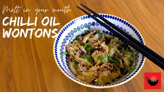 Melt in your mouth Chilli Oil Wontons 红油抄手 [upl. by Leval]