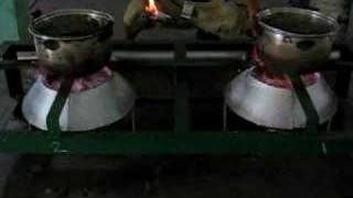 rice husk gasifier stove [upl. by Ahsino]