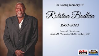 Rolston Bodkin Funeral Livestream [upl. by Aicela254]