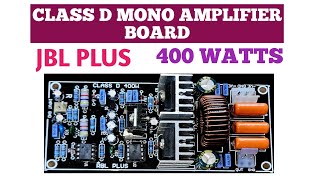 CLASS D MONO AMPLIFIER BOARD  RBL PLUS [upl. by Dorinda]