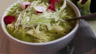 POZOLE VERDERECETA POBLANACOMO HACER CON SAZÓN [upl. by Traci156]