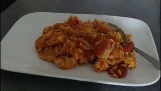 Paella express Poulet Chorizo [upl. by Shulock]