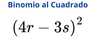 Binomio al cuadrado  Ejercicios 5  Problema 35  ALGEBRA REEDS SPARKS [upl. by Chevalier369]