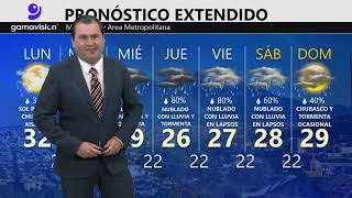 El clima en Monterrey hoy 22 de julio de 2024 Gamavisión Noticias [upl. by Costin]