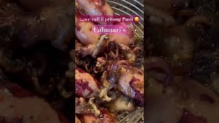 Pusit or Calamares youtube food youtubeshorts calamaris youtube food trending reels [upl. by Rehpotsirhk53]