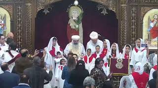 Second Liturgy with HG Bishop Kyrillos 1282024 [upl. by Donnenfeld102]