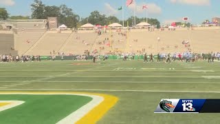 Smaller crowds at UAB last football game [upl. by Narbig]