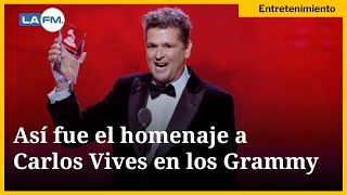 Latin Grammy detalles del homenaje a Carlos Vives [upl. by Aehta]