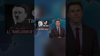 SNL Weekend Update AI Translation of Hitler Speech [upl. by Calvano]