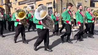 Wetherby ‘Drovers’ Brass Band Marching Contest Hebden Bridge  March  1st July 2023 [upl. by Danni]