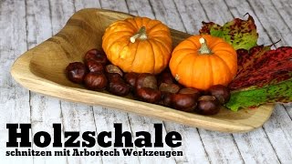 Holzschale mit Arbortech Turboplane schnitzen [upl. by Neggem17]