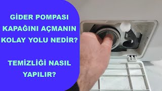 Çamaşır Makinesi Pompa Kapağını Açmanın Kolay Yöntemi [upl. by Aitekram646]