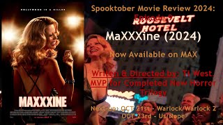 Spooktober Movie Review 2024 Episode 9  MaXXXine 2024 streaming premiere on MAX [upl. by Alford434]