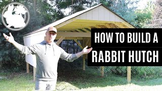 How To Build A Rabbit Hutch For Hanging Cages [upl. by Bracci30]