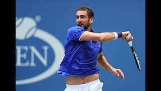 2017 US Open 1R Cilic vs Sandgren Highlights [upl. by Guinevere]