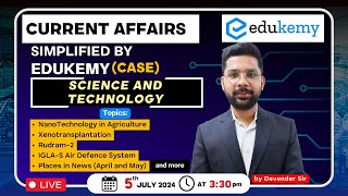 Current Affairs Simplified by Edukemy CASE  Science and Technology  UPSC CSE  Edukemy IAS ias [upl. by Alac]