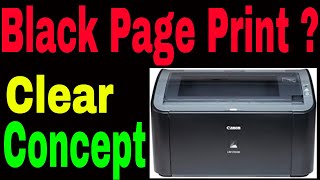 How to fix LBP 2900 Black Print Issue How Printer Works Step by Step [upl. by Ainoz]