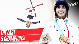 Freestyle Skiing – Women’s Moguls ⛷ Last 5 Champions 🥇 [upl. by Aidni]