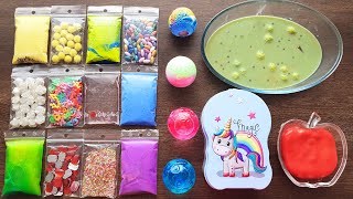 Making Slime with Bags Balls and Old Slimes [upl. by Birkle30]