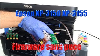 Comment faire votre imprimante Epson XP3150 XP3155 imprime avec cartouches sans puce [upl. by Alex979]