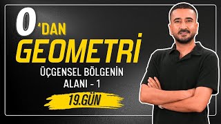 Üçgensel Bölgenin Alanı 1  19Gün Geometri Kampı  Rehber Matematik [upl. by Natsud]