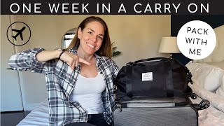 Pack in a CarryOn Only  Pack with me Tips for liquids makeup and meds [upl. by Leia]