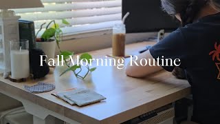 Fall Morning Routine as a Small Business Owner  Cozy Mornings  New Routines [upl. by Yahsel]