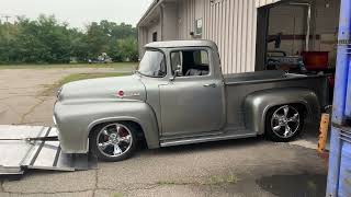 Loading a 1956 F100 Custom Pick Up Truck [upl. by Anauqal723]