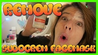 How To Remove A Sudocrem Facemask ★ Hannah Phillips Real ★ [upl. by Amitie172]