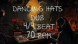 44 Drum Beat  70 BPM  DUB  DANCING HATS [upl. by Selhorst305]