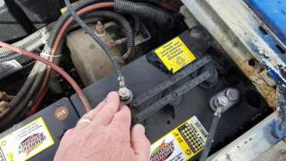 Reviewing Battery Install of a 36 Volt Golf Cart [upl. by Lorelle200]