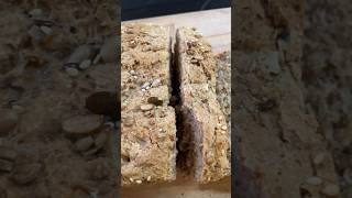 Multiseeded wholemeal bread for the win💯 youtubeshortshomebread breadseededloafmultiseeded [upl. by Pillyhp483]