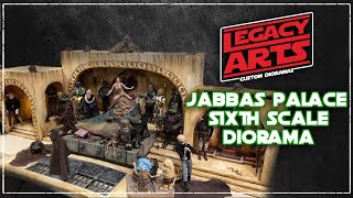 Jabba‘s Palace Sixth Scale Diorama Star Wars Display Legacy Arts Sideshow Hot Toys Epic [upl. by Eneg]