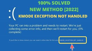 How To Fix KMODE EXCEPTION NOT HANDLED On Windows 1011 [upl. by Miahc593]