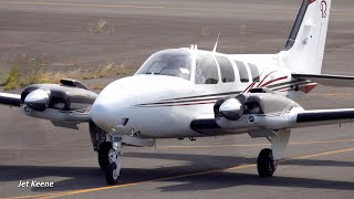 Beechcraft G58 Baron Landing amp Takeoff  Kohnan Aerodrome in October 2019 [upl. by Zurciram]