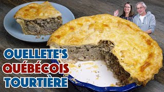 Québécois Tourtière  Mémère Ouellettes Recipe  Christmas Meat Pie Recipe [upl. by Noremac706]