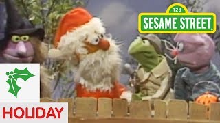 Sesame Street Kermit News And Santa Claus [upl. by Ehlke]