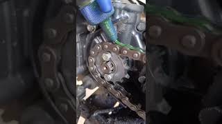 Bike Chain spoket lubrican skills shortvideo trending automobile shorts [upl. by Annahc568]