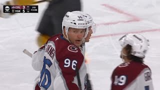 Mikko Rantanen Opening Night Hat Trick Against Vegas [upl. by Sianna727]