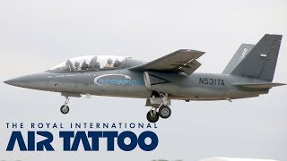 RIAT 2017  Textron Scorpion Arrival PlanesTV [upl. by Hut]