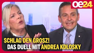 Schlag den Grosz  Das Duell mit Andrea Kdolsky [upl. by Yrallih]