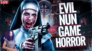 EVIL NUN THE BROKEN MASK  PART  1  ⭕️ girlgamer horrorgaming liveinsaan carryislive [upl. by Nelleus]