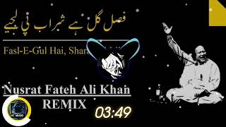 NFAK Full Bass Remix Qawali 2024  Fasle Gul Hai Khula Hai Maikhana  Nusrat Fateh Ali Khan 1080 [upl. by Ynnub]