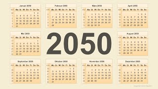 Kalender 2050 [upl. by Yaker]