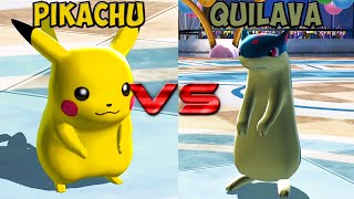 Pokemon battle revolution  Pikachu vs Quilava [upl. by Ajnotal]