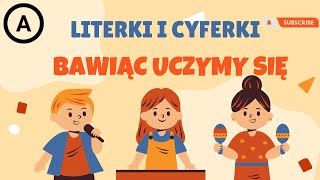 Literki i cyferki Uczymy się u babci i dziadka  Bajka edukacyjna dla dzieci Litera A [upl. by Kaslik]