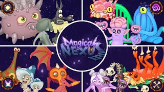 ALL Individual Monster Sounds  Animations on Magical Nexus My Singing Monsters [upl. by Anauqed]