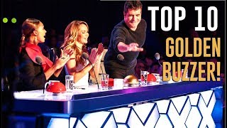 10 BEST GOLDEN BUZZERS EVER ON BRITAINS GOT TALENT [upl. by Wobniar337]