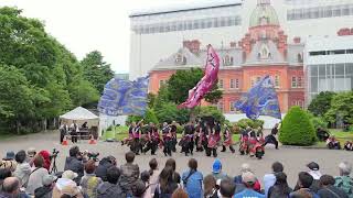 札幌学院大学・文京台【4K広角full100Mbps】／9日／第33回YOSAKOIソーラン祭り2024 [upl. by Eellek]