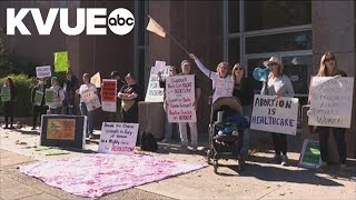 Abortion rights rally in support of Dallas woman [upl. by Nylcaj315]